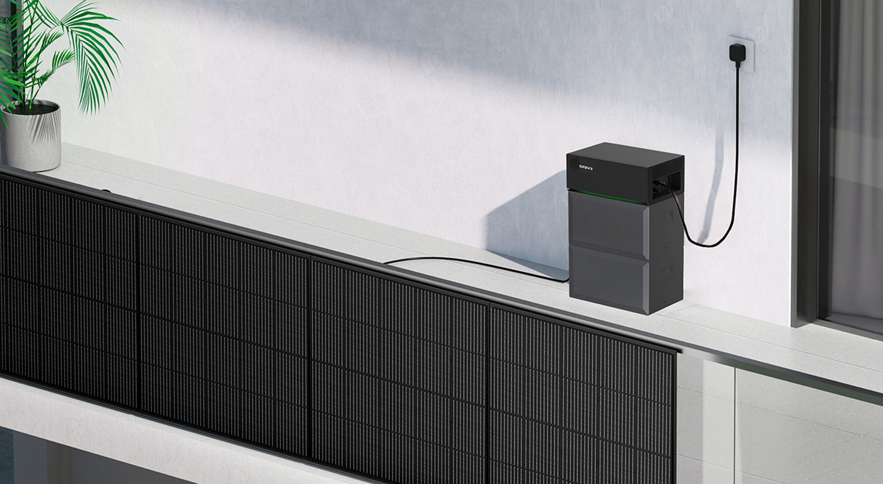 Plaats de accu waar jij wilt