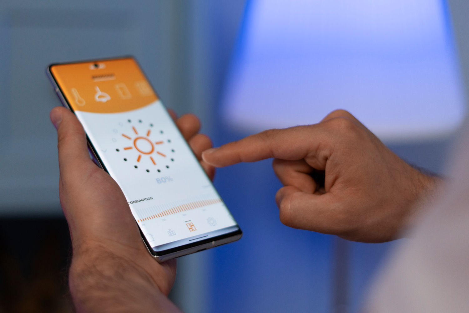 Monitor je verbruik in de app