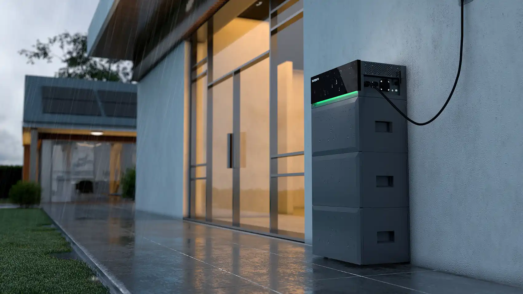 Plaats de accu waar jij wilt